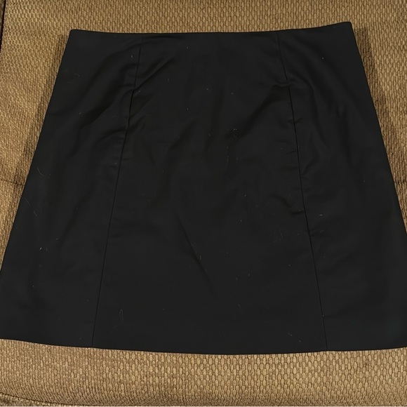 Michael Kors Black A-Line Button front skirt. Size 12. - Picture 2 of 9